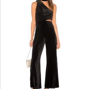 Lioness Women's Black One Shoulder Jumpsuit